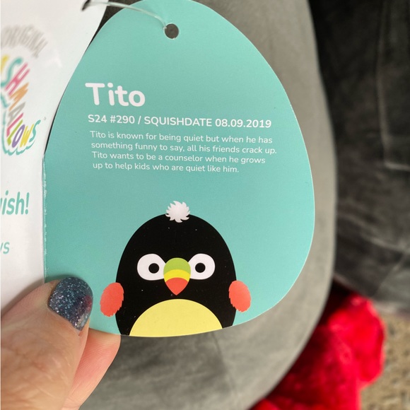 24” Titi the Toucan Squishmallow New with Tags (Rare) - Picture 2 of 4